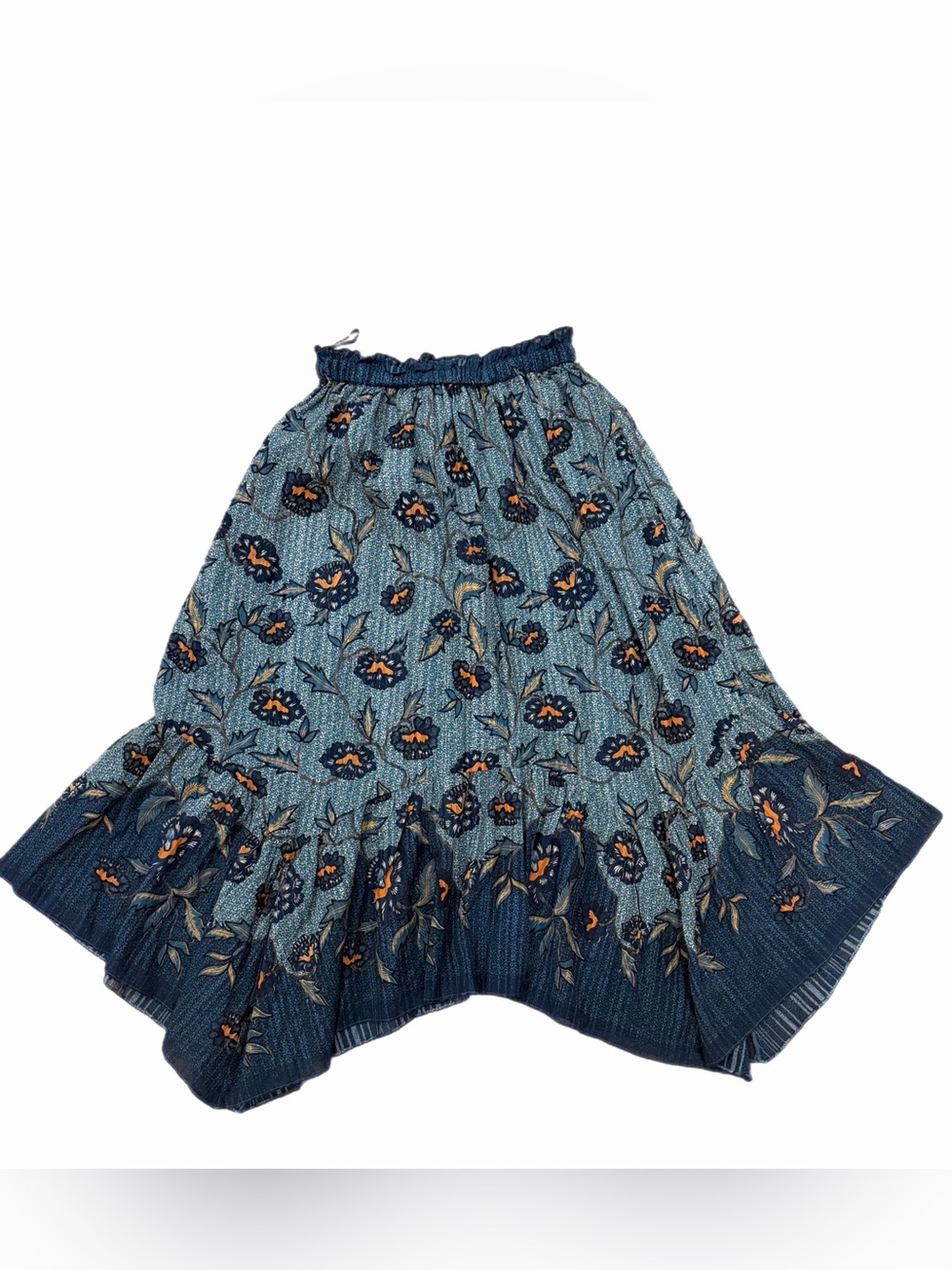 Ulla Johnson Alice asymmetric cotton-blend midi skirt - Size 2 - Picture 5 of 9